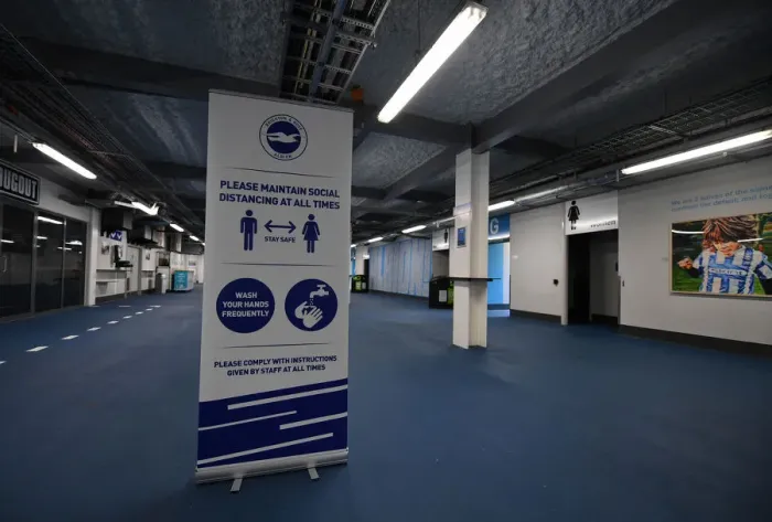 Framed Print : Premier League's Safe Return: Brighton & Hove Albion vs Arsenal FC (June 2020) Framed Print : Premier League's Safe Return: Brighton & Hove Albion vs Arsenal FC (June 2020)