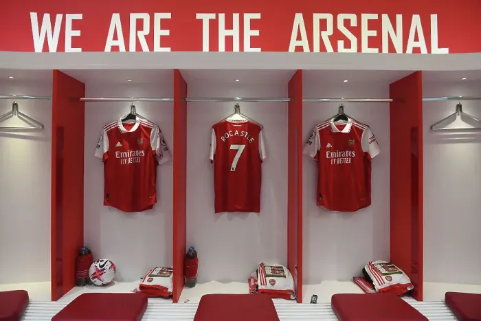 Framed Print : Preparing a Tribute: Arsenal's David Rocastle Shirts for the Leeds United Match, Emirates Stadium, 2023