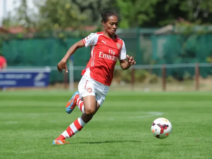 Framed Print : Rachel Yankey in Action: Arsenal Ladies vs. Millwall Lionesses - WSL Continental Cup