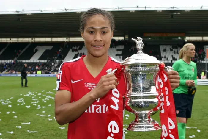 Framed Print : Rachel Yankey Celebrates FA Cup Victory with Arsenal Ladies Framed Print : Rachel Yankey Celebrates FA Cup Victory with Arsenal Ladies