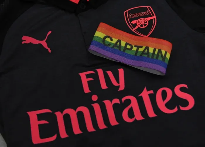 Framed Print : Rainbow Armband: Arsenal's Unity Statement in Burnley v Arsenal (2017-18) Framed Print : Rainbow Armband: Arsenal's Unity Statement in Burnley v Arsenal (2017-18)