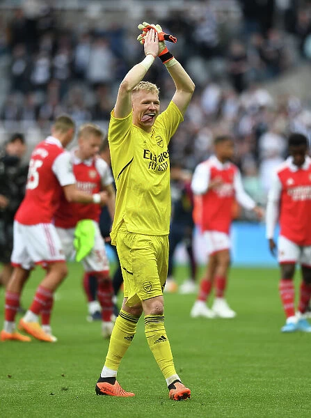 Ramsdale's Reaction: Arsenal Goalkeeper's Emotional Moment After Newcastle Clash (2022-23 Premier League)