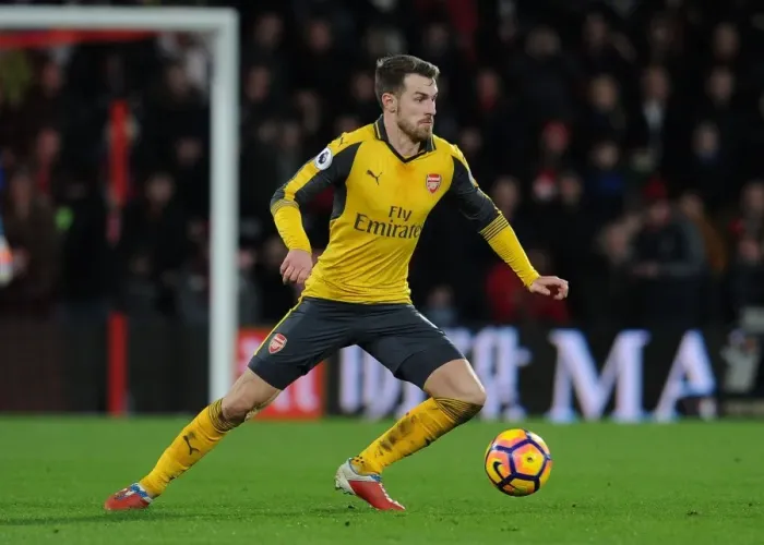 Framed Print : Ramsey in Action: Arsenal vs. AFC Bournemouth, Premier League 2016-17