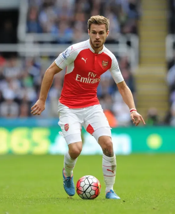 Framed Print : Ramsey in Action: Arsenal vs. Newcastle United, Premier League 2015-16