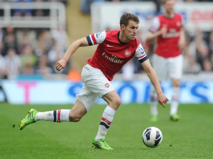 Framed Print : Ramsey in Action: Arsenal vs. Newcastle United, Premier League 2012-13