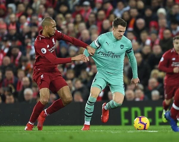 Ramsey Breaks Past Fabinho: Liverpool vs. Arsenal, Premier League Clash (December 2018)