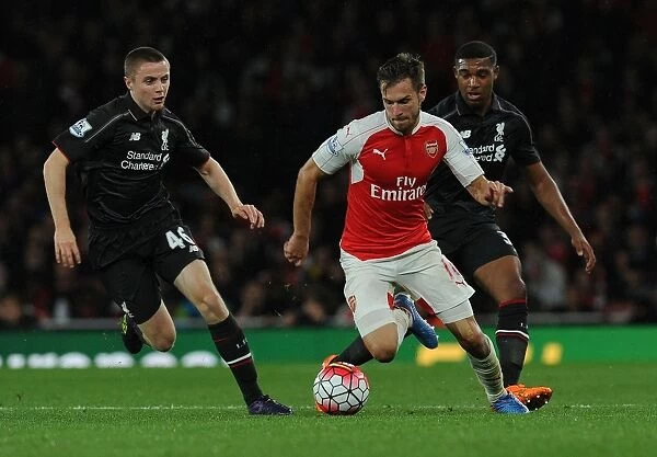 Ramsey Outmaneuvers Rossiter: Arsenal's Midfield Masterclass vs. Liverpool (2015 / 16)