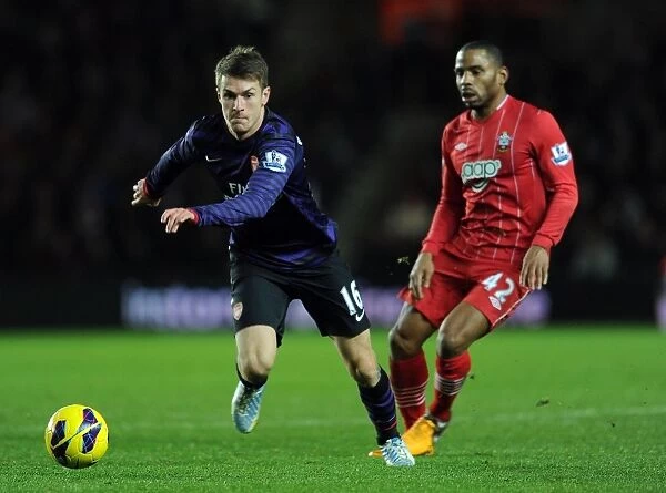 Ramsey Outruns Puncheon: Southampton vs Arsenal, Premier League 2012-13