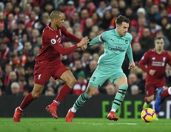 Ramsey Outsmarts Fabinho: A Premier League Showdown at Anfield (2018-19)
