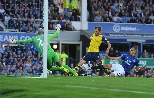Ramsey Scores Brace: Everton vs. Arsenal, Premier League 2014 / 15