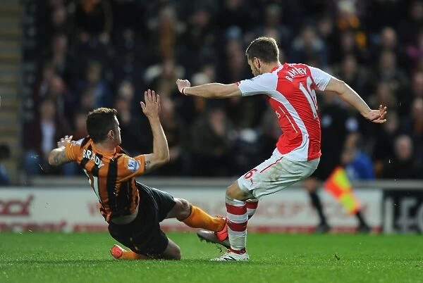 Ramsey Strikes Again: Arsenal's Second Goal vs. Hull City, 2014 / 15 Premier League