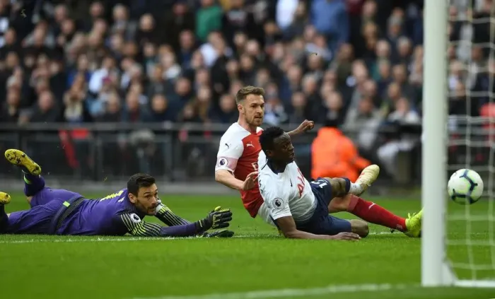 Framed Print : Ramsey Stuns Spurs: Dramatic Goal in North London Derby