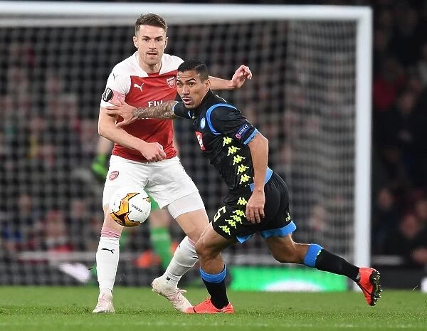 Ramsey vs. Allan: A Battle of Midfield Masters in Arsenal vs. Napoli Europa League Quarterfinal (2018-19)