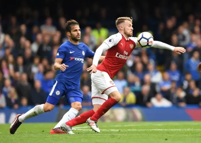Framed Print : Ramsey vs. Fabregas: Battle of the Midfields - Chelsea vs. Arsenal, Premier League 2017-18 Framed Print : Ramsey vs. Fabregas: Battle of the Midfields - Chelsea vs. Arsenal, Premier League 2017-18