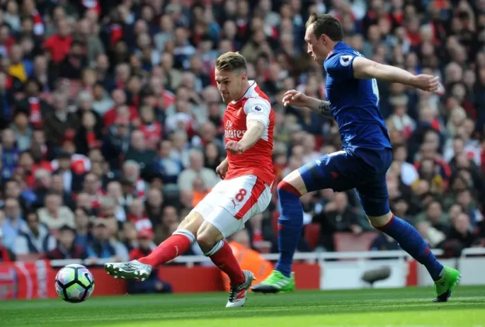 Framed Print : Ramsey vs Jones: Intense Moment at Arsenal vs Manchester United, Premier League 2016-17 Framed Print : Ramsey vs Jones: Intense Moment at Arsenal vs Manchester United, Premier League 2016-17