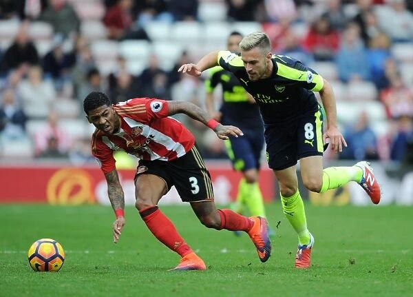Ramsey vs Manquillo: Intense Battle in Sunderland v Arsenal (2016-17)