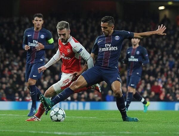 Ramsey vs. Marquinhos: A Champion's Battle in the Arsenal vs. Paris Saint-Germain UCL Clash (2016-17)
