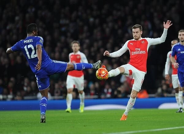 Ramsey vs. Mikel: Intense Face-Off in the Premier League Clash Between Arsenal and Chelsea