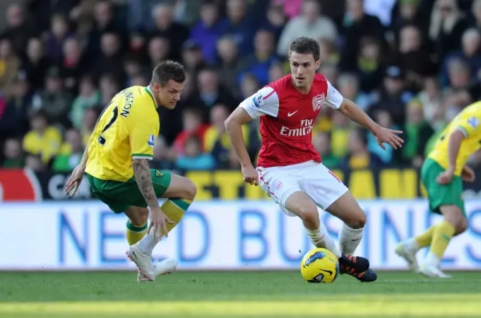 Framed Print : Ramsey vs. Pilkington: Arsenal's Victory at Norwich City, Premier League 2011-12 Framed Print : Ramsey vs. Pilkington: Arsenal's Victory at Norwich City, Premier League 2011-12