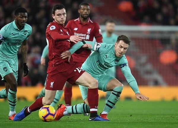 Ramsey vs Robertson: Intense Clash Between Liverpool and Arsenal in Premier League