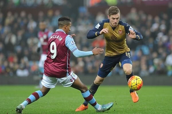 Ramsey vs Sinclair: A Premier League Battle at Villa Park (December 2015)