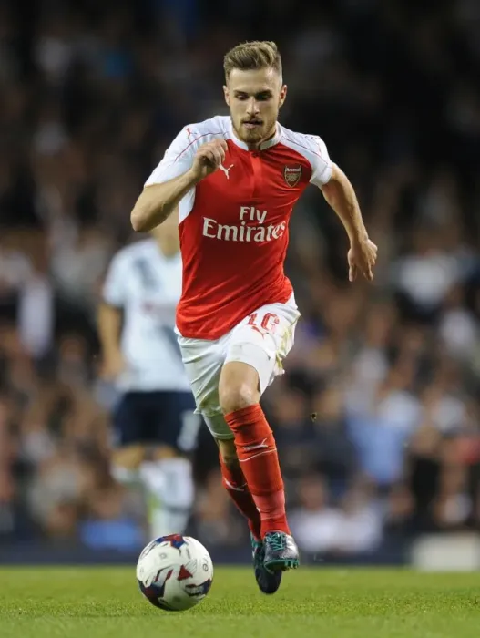 Framed Print : Ramsey vs. Tottenham: The Capital One Cup Battle in London