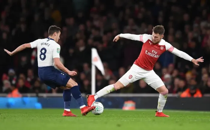 Framed Print : Ramsey vs. Winks: A Carabao Cup Battle - Arsenal vs. Tottenham Framed Print : Ramsey vs. Winks: A Carabao Cup Battle - Arsenal vs. Tottenham