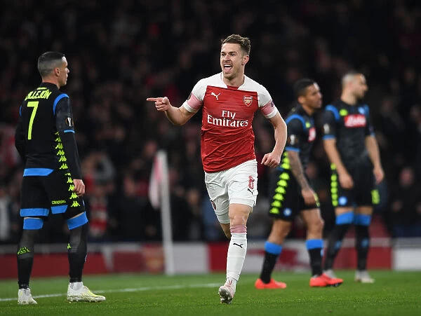 Ramsey's Dramatic Goal: Arsenal Edge Past Napoli in Europa League Quarterfinal