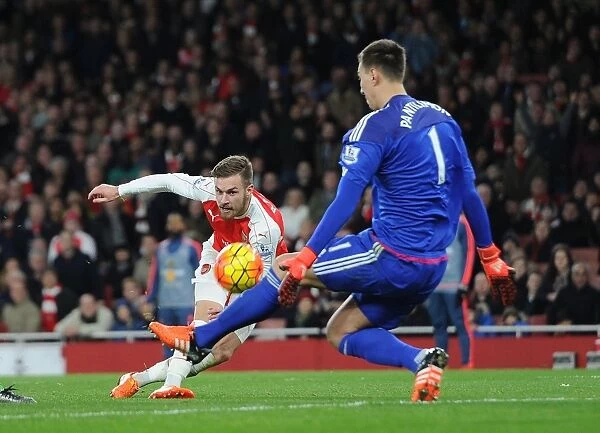 Ramsey's Dramatic Shot Saved by Pantilimon in Arsenal vs. Sunderland (2015-16)
