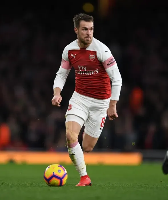 Framed Print : Ramsey's Intense Showdown: Arsenal vs. Tottenham (2018-19)