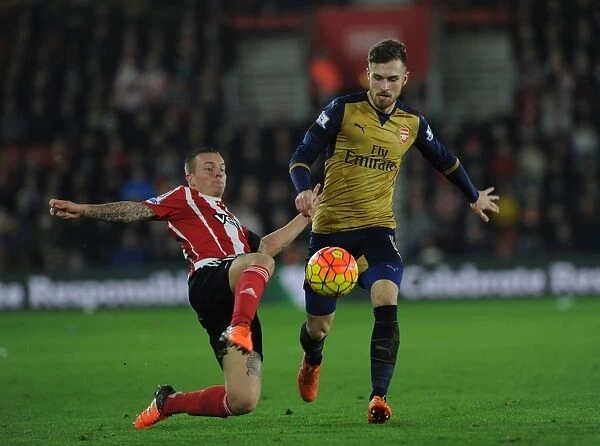 Ramsey's Powerful Surge: Southampton vs Arsenal, Premier League 2015-16