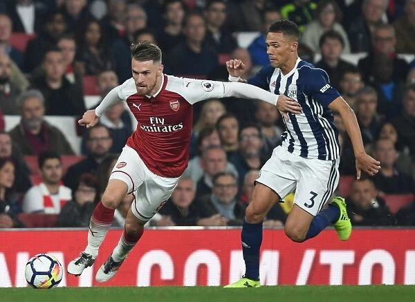 Ramsey's Sneaky Move: Outsmarting Gibbs in Arsenal's Victory over West Brom, Premier League 2017-18