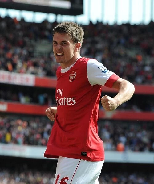 Ramsey's Thriller: Arsenal's Winning Goal vs Manchester United, 1-0, Barclays Premier League, Emirates Stadium (2011)
