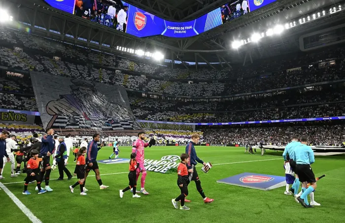 Framed Print : Real Madrid C.F. v Arsenal FC - UEFA Champions League 2024 / 25 Quarter Final Second Leg Framed Print : Real Madrid C.F. v Arsenal FC - UEFA Champions League 2024 / 25 Quarter Final Second Leg