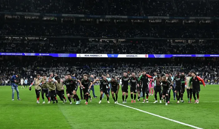 Framed Print : Real Madrid C.F. v Arsenal FC - UEFA Champions League 2024 / 25 Quarter Final Second Leg Framed Print : Real Madrid C.F. v Arsenal FC - UEFA Champions League 2024 / 25 Quarter Final Second Leg