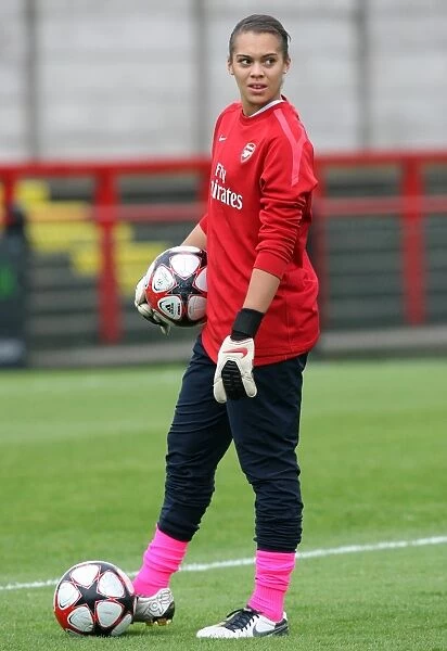 Rebecca Spencer (Arsenal). Arsenal Ladies 9: 0 ZFK Masinac. UEFA Womens Champions League