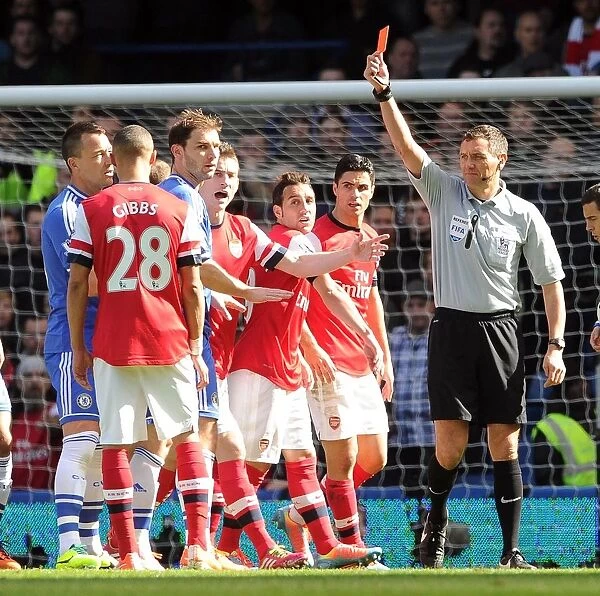 Red Card Ruin: Gibbs Dismissal Derails Arsenal vs. Chelsea