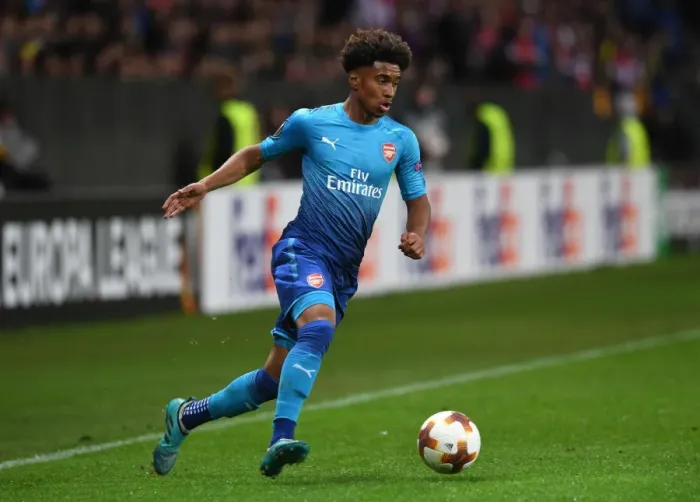 Framed Print : Reiss Nelson in Action: Arsenal vs. BATE Borisov, UEFA Europa League 2017-18 Framed Print : Reiss Nelson in Action: Arsenal vs. BATE Borisov, UEFA Europa League 2017-18