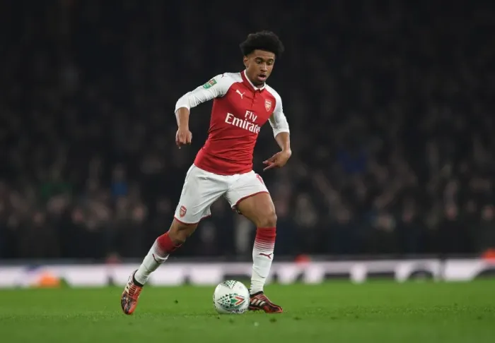 Framed Print : Reiss Nelson in Action: Arsenal vs. West Ham United - Carabao Cup Quarterfinal Framed Print : Reiss Nelson in Action: Arsenal vs. West Ham United - Carabao Cup Quarterfinal
