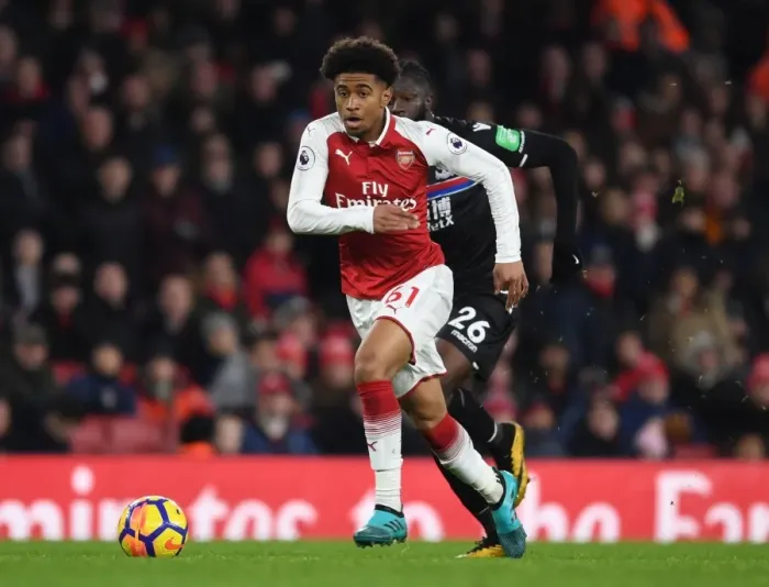 Framed Print : Reiss Nelson in Action: Arsenal vs Crystal Palace, Premier League 2017-18 Framed Print : Reiss Nelson in Action: Arsenal vs Crystal Palace, Premier League 2017-18