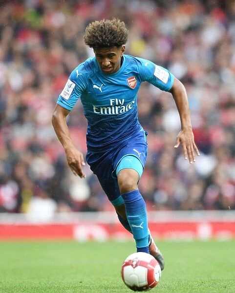 Reiss Nelson in Action: Arsenal vs SL Benfica - Emirates Cup 2017-18