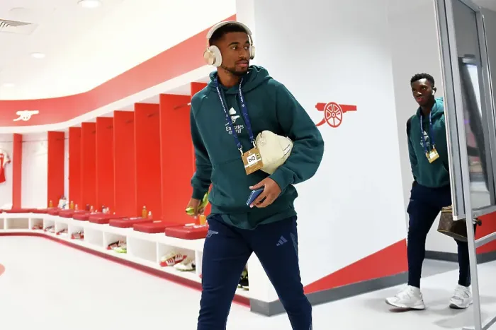 Framed Print : Reiss Nelson Arrives at Emirates Stadium Ahead of Arsenal's Champions League Clash against PSV Eindhoven (2023 / 24) Framed Print : Reiss Nelson Arrives at Emirates Stadium Ahead of Arsenal's Champions League Clash against PSV Eindhoven (2023 / 24)