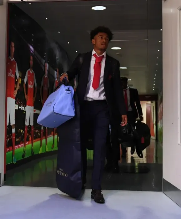 Framed Print : Reiss Nelson (Arsenal). Arsenal 3: 1 FC Cologne