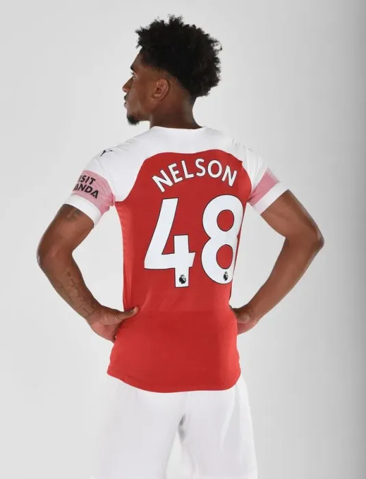 Framed Print : Reiss Nelson at Arsenal's 2018 / 19 First Team Photo Call Framed Print : Reiss Nelson at Arsenal's 2018 / 19 First Team Photo Call
