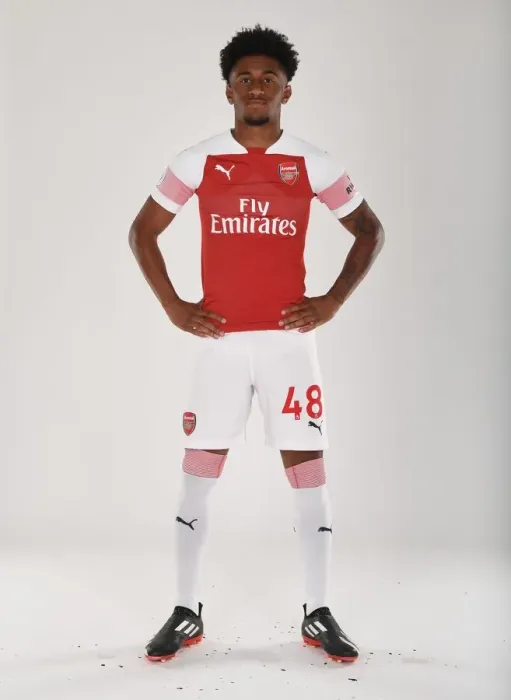 Framed Print : Reiss Nelson at Arsenal's 2018 / 19 First Team Photo Call Framed Print : Reiss Nelson at Arsenal's 2018 / 19 First Team Photo Call