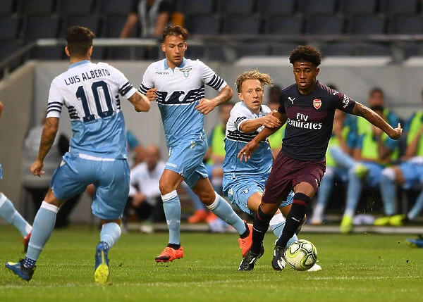 Reiss Nelson Goes Head-to-Head with Luis Alberto and Lucas Leiva in Arsenal's Pre-Season Battle against Lazio