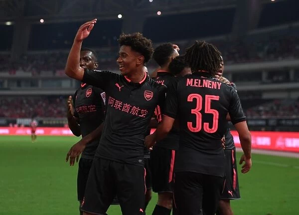 Reiss Nelson Scores for Arsenal Against Bayern Munich in Shanghai Friendly, 2017