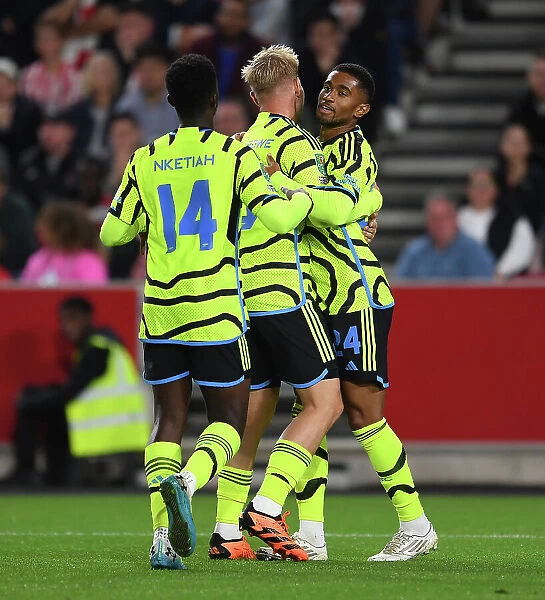 Reiss Nelson Scores the Winner: Brentford vs. Arsenal in Carabao Cup Third Round