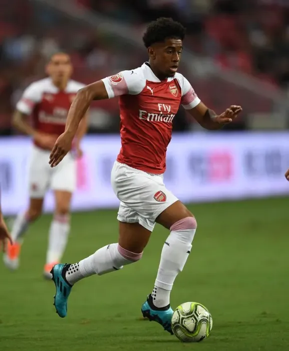 Framed Print : Reiss Nelson Shines: Arsenal vs Atletico Madrid, International Champions Cup 2018
