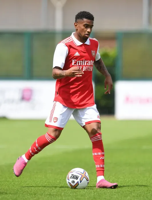 Framed Print : Reiss Nelson Shines: Arsenal's Pre-Season Triumph over Ipswich Town